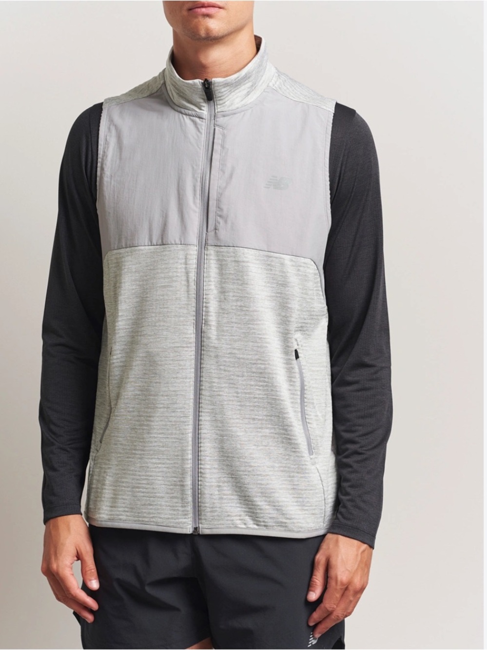 New Balance Running Light Sleeveless Full zip Vest Top size Large